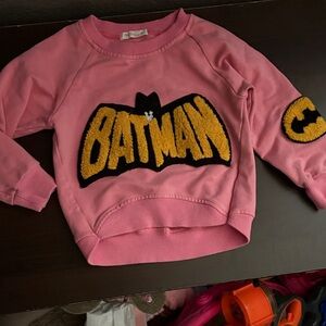 Batman Pink Kids Sweater